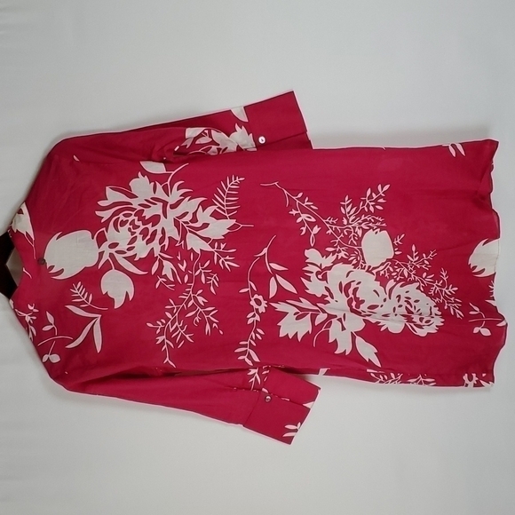 SOFT Surroundings Floral Tunic  Coverup/Loungewear Embellished *Small - Picture 7 of 10